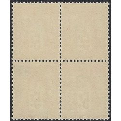 Sage timbre de France N°214 bloc de 4 avec variété neuf**.