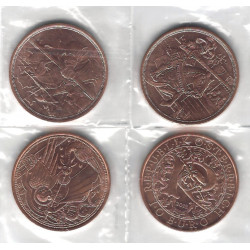 Série de 4 monnaies 10 euros Autriche UNC 2017-2020.