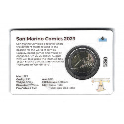 2 euros Saint Marin 2023 Comics BU Coincard Prime.