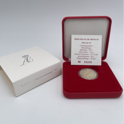 2 euros commémorative Monaco 2011 - Mariage Princier coffret BU.
