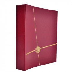 Album Futura garni de 20 recharges à 6 bandes pour timbres-poste.