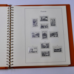 Album Leuchtturm avec feuilles préimprimées France 1960-1969.