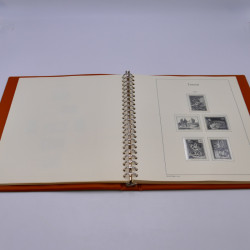 Album Leuchtturm avec feuilles préimprimées France 1960-1969.