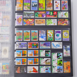 Lot de timbres de Mexique neufs et oblitérés en un album.