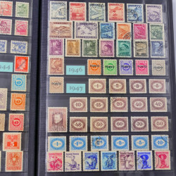 Lot de timbres d'Autriche, Pays Bas, Portugal en un album.