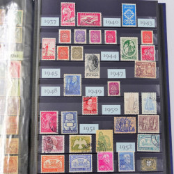 Lot de timbres d'Autriche, Pays Bas, Portugal en un album.