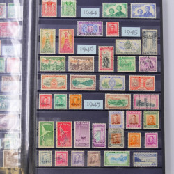 Lot de timbres de Nouvelle Zélande, Norvège neufs et oblitérés en un album.