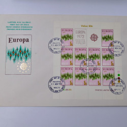 Lot de timbres d'Hongrie et Malte neufs et oblitérés en un album.