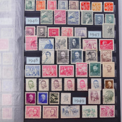 Lot de timbres de Tchécoslovaquie et Israël neufs et oblitérés en un album.