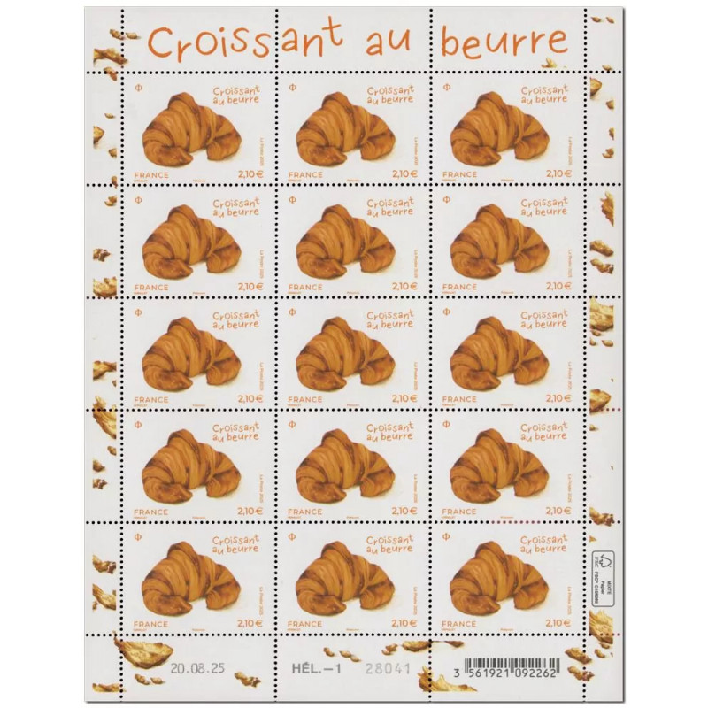 Timbre Croissant au beurre en feuillet de France N°F200 neuf**.