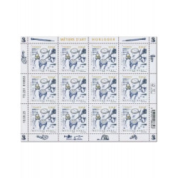 Timbre Horloger en feuillet de France N°F207 neuf**.