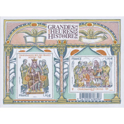 Feuillet de 2 timbres Charlemagne N°F4943 neuf**.