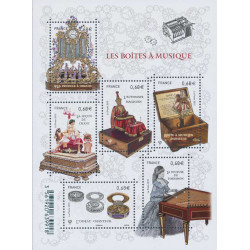 Feuillet de 6 timbres  Les boîtes à musique N°F4993 neuf**.