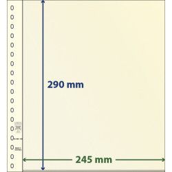 Feuille neutre Lindner-T pour les Affiches de timbres de France.