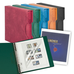 Album préimprimé Lindner pour timbres de France 2025 complet.
