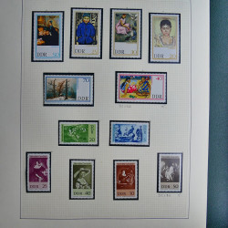 Collection timbres du monde thématique Tableaux neufs en un album.