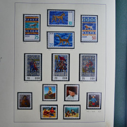 Collection timbres du monde thématique Tableaux neufs en un album.