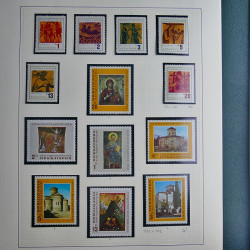 Collection timbres du monde thématique Tableaux neufs en un album.