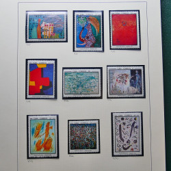 Collection timbres du monde thématique Tableaux neufs en un album.
