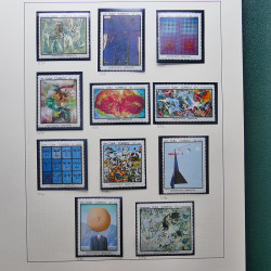 Collection timbres du monde thématique Tableaux neufs en un album.