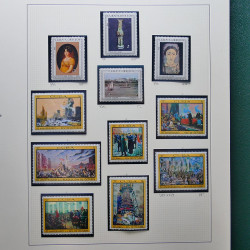 Collection timbres du monde thématique Tableaux neufs en un album.