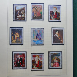 Collection timbres du monde thématique Tableaux neufs en un album.