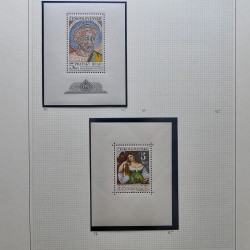 Collection timbres du monde thématique Tableaux neufs en un album.