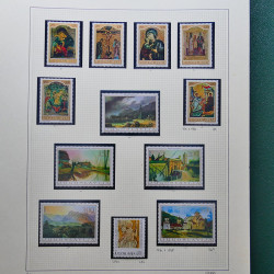 Collection timbres du monde thématique Tableaux neufs en un album.