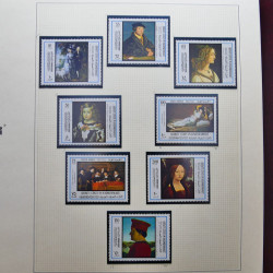 Collection timbres du monde thématique Tableaux neufs en un album.