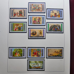 Collection timbres du monde thématique Tableaux neufs en un album.