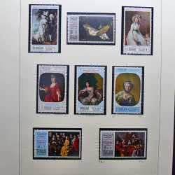 Collection timbres du monde thématique Tableaux neufs en un album.