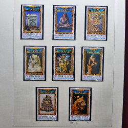 Collection timbres du monde thématique Tableaux neufs en un album.