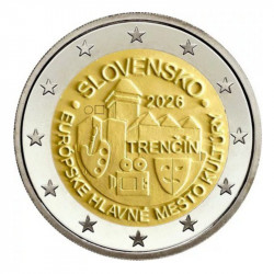 2 euros commémorative Slovaquie 2026 - Trenčín.
