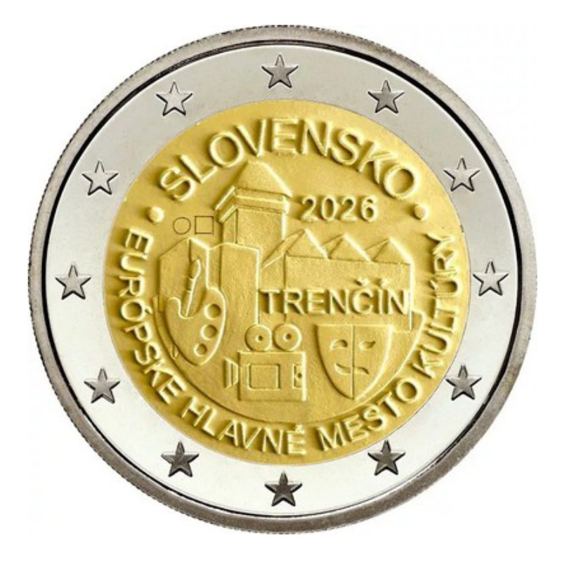 2 euros commémorative Slovaquie 2026 - Trenčín.
