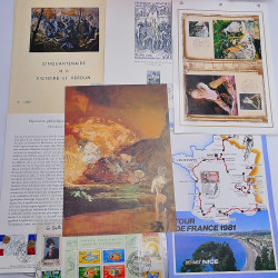 Vrac massif de timbres du monde neufs et oblitérés en un carton.