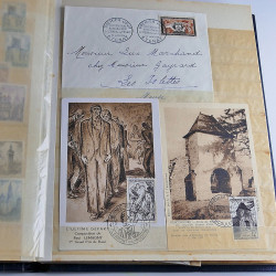 Vrac massif de timbres du monde neufs et oblitérés en un carton.