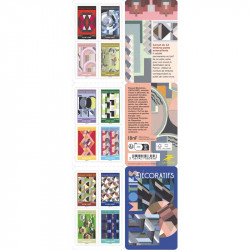 Timbres autoadhésifs de France N°2608-2619, Motifs décoratifs.