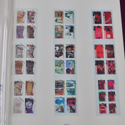 Album Lindner avec feuilles préimprimées France 2008-2009.