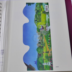 Album Lindner avec feuilles préimprimées France 2008-2009.