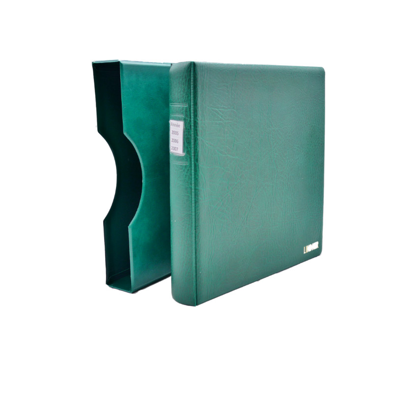 Album Lindner avec feuilles préimprimées France 2005-2007.