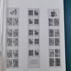 Album Lindner avec feuilles préimprimées France 2005-2007.