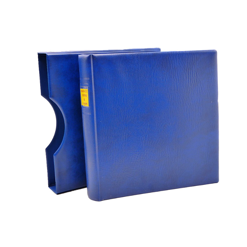 Album Lindner avec feuilles préimprimées France 1996-1999.