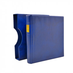 Album Lindner avec feuilles préimprimées France 1970-1979.