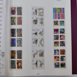 Album Lindner avec feuilles préimprimées France 2010-2012.