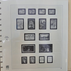 Reliure SAFE Skaï avec feuilles préimprimées France 1980-1988.