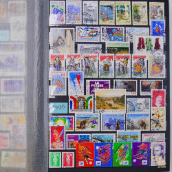Lot de timbres de France oblitérés 1994-2011 en un album.
