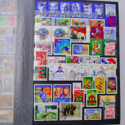 Lot de timbres de France oblitérés 1994-2011 en un album.