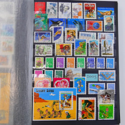 Lot de timbres de France oblitérés 1994-2011 en un album.