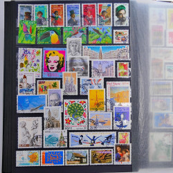 Lot de timbres de France oblitérés 1994-2011 en un album.