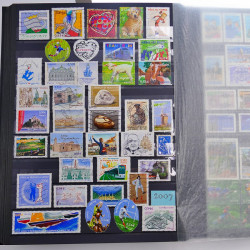 Lot de timbres de France oblitérés 1994-2011 en un album.